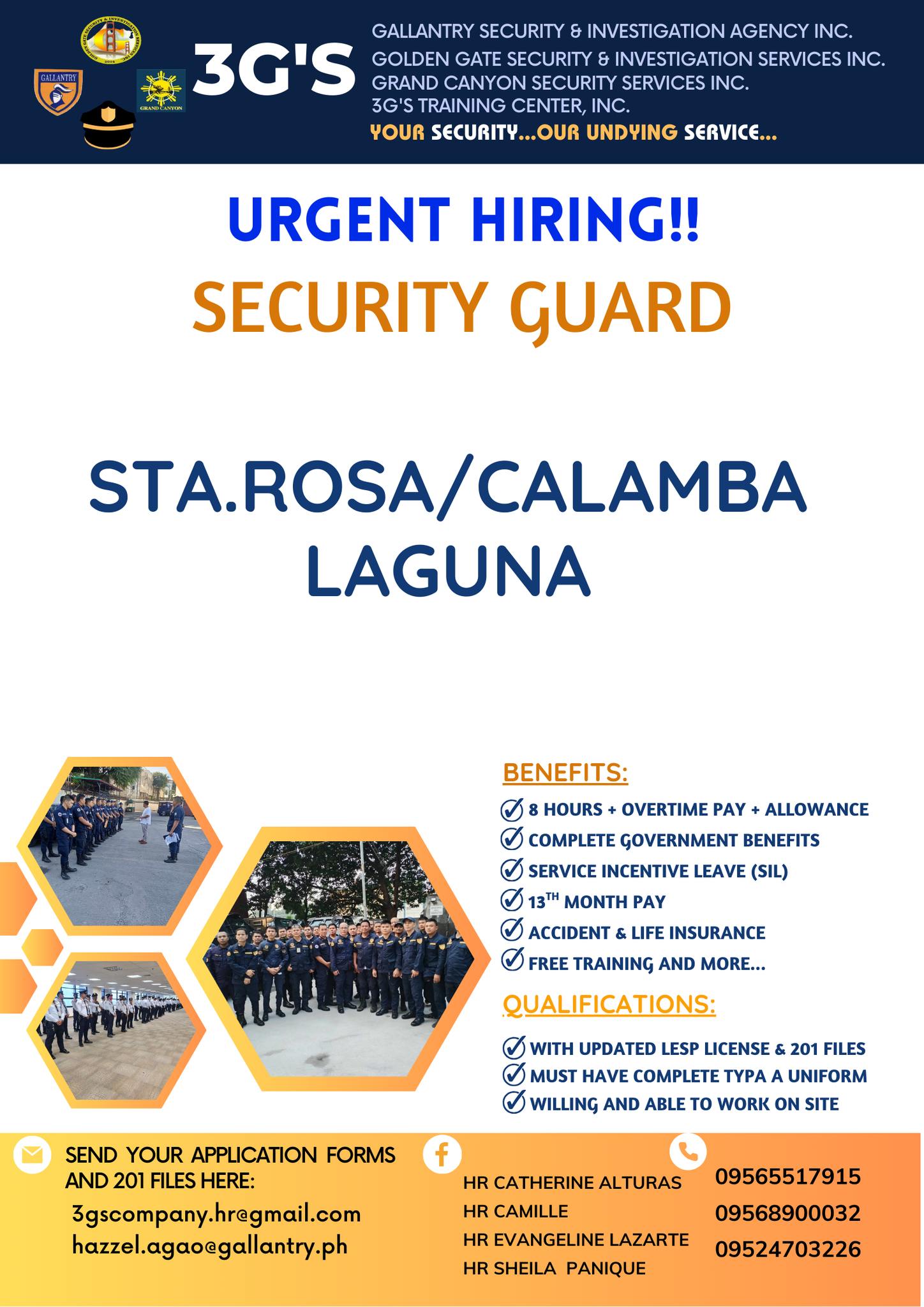 Grand - WE ARE URGENTLY HIRING! 📌 Position: SECURITY GUARD‼️ 📍 Location ...