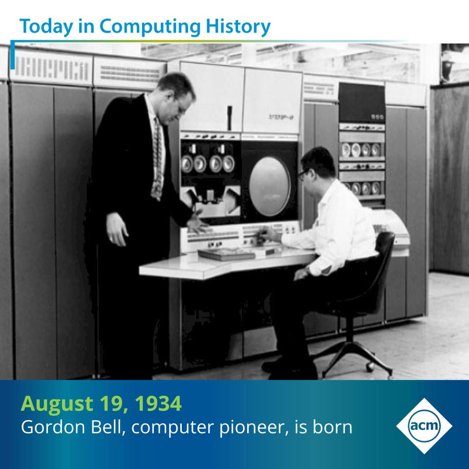 On this day in... - ACM - Association for Computing Machinery