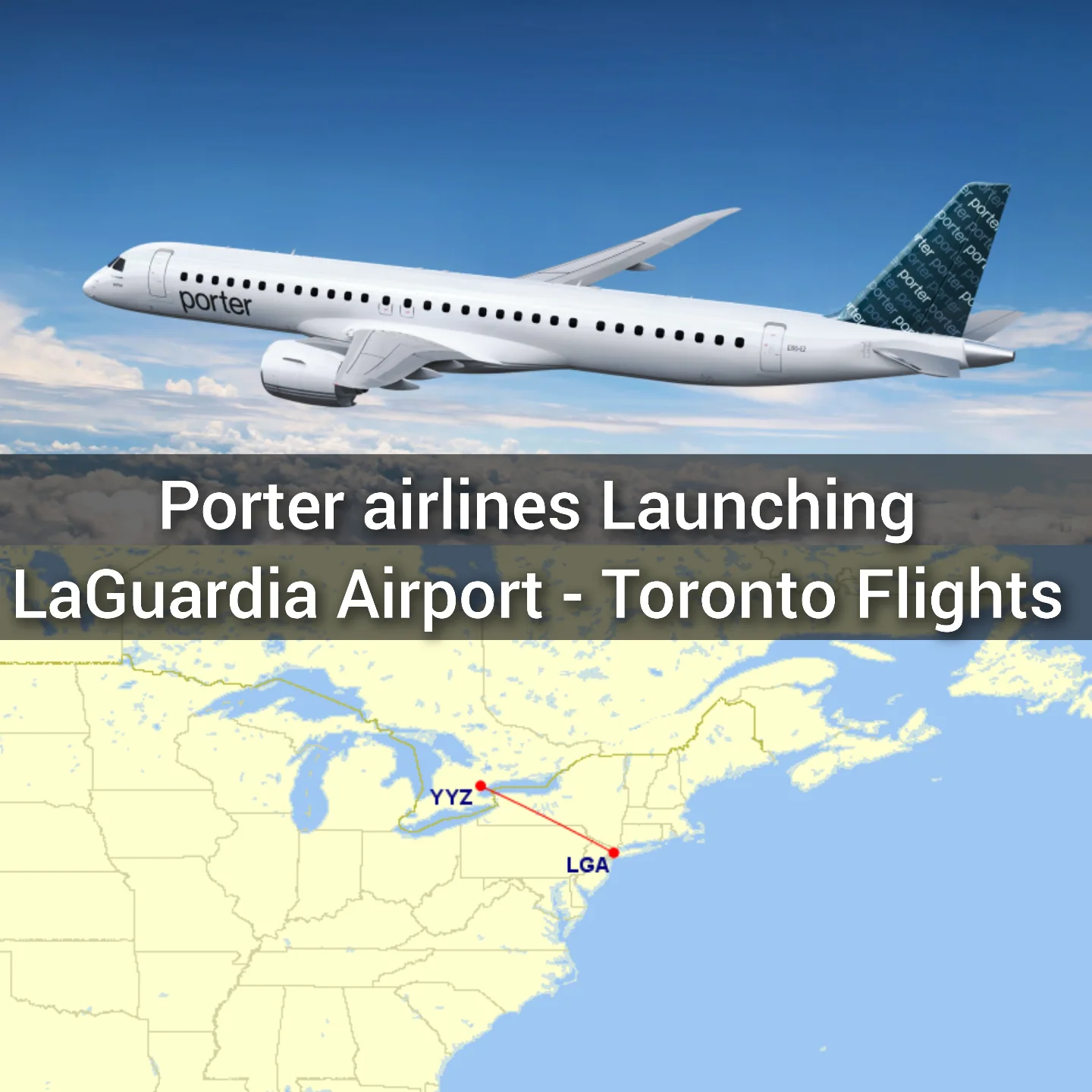 Aviation - ️,Porter Airlines has announced the launch of direct flights ...