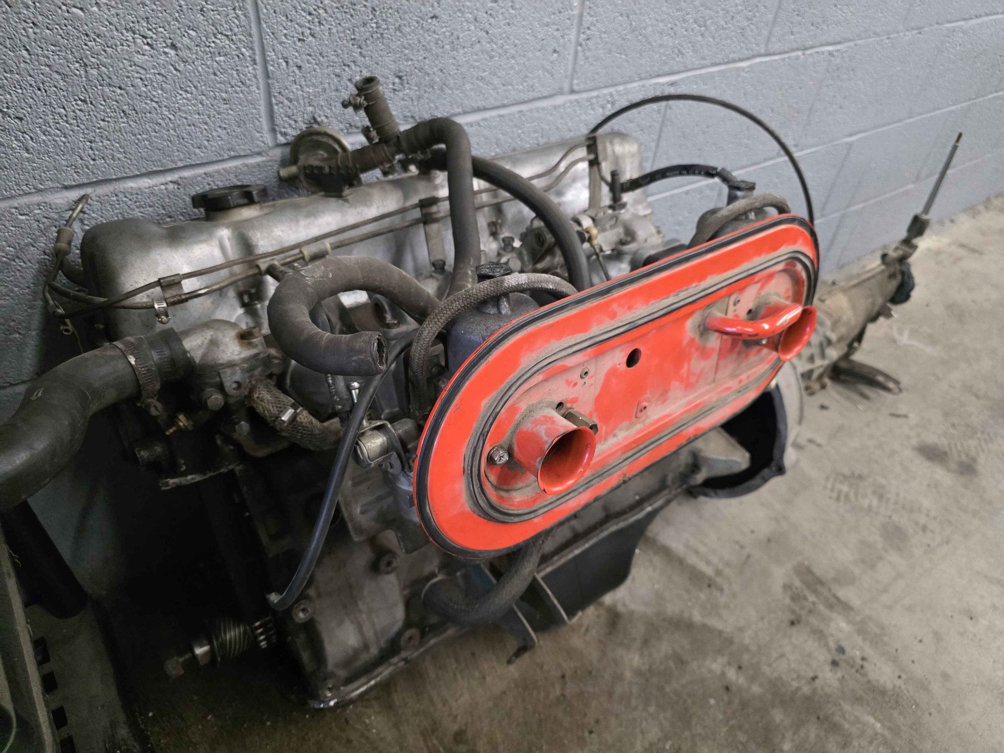 L24/240Z Datsun Full Engine and 5 Speed Transmission Assembly - Car ...