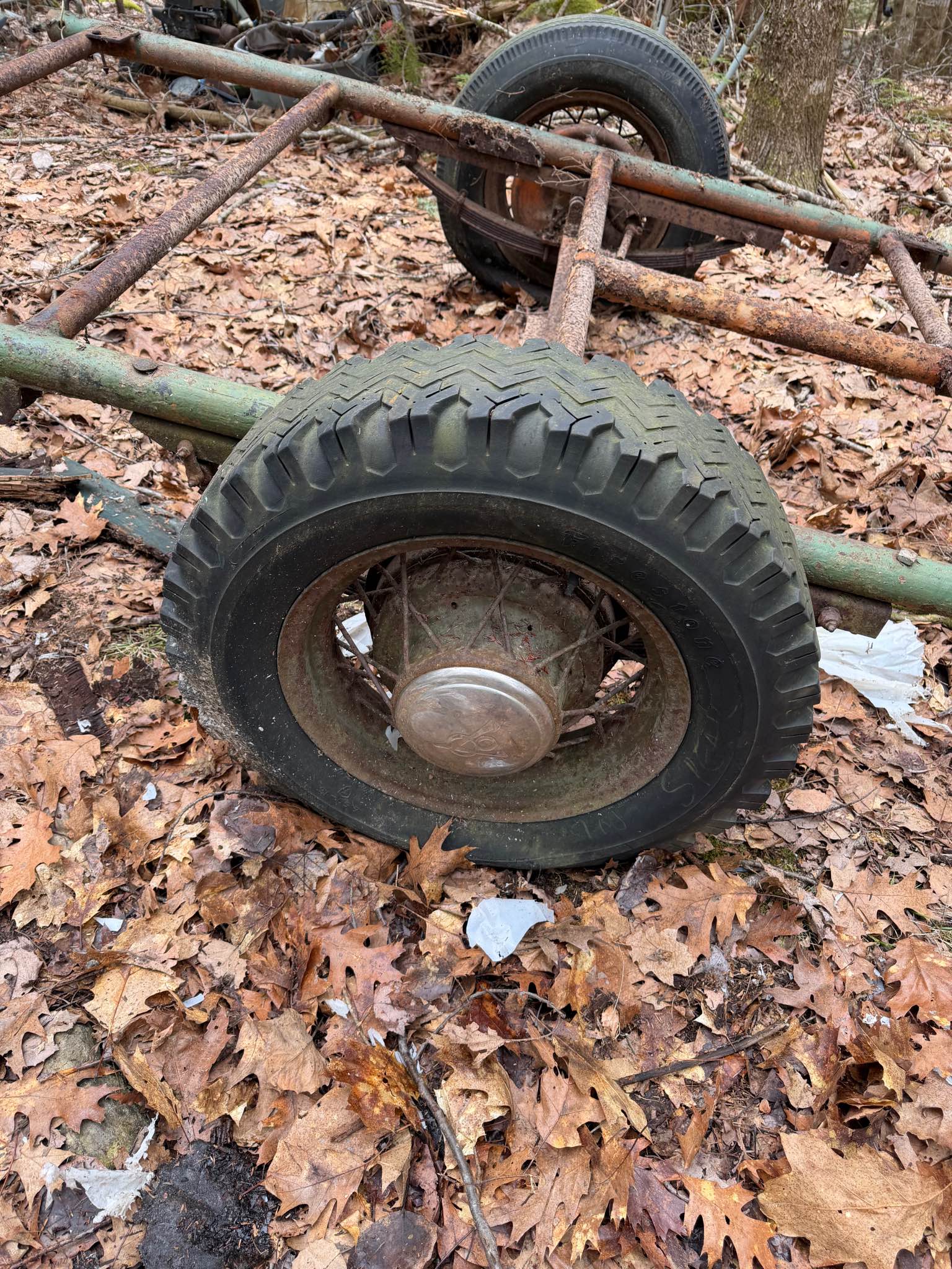 Utility Trailer With a Model A Ford Frontend - Car Wheels, Tires ...