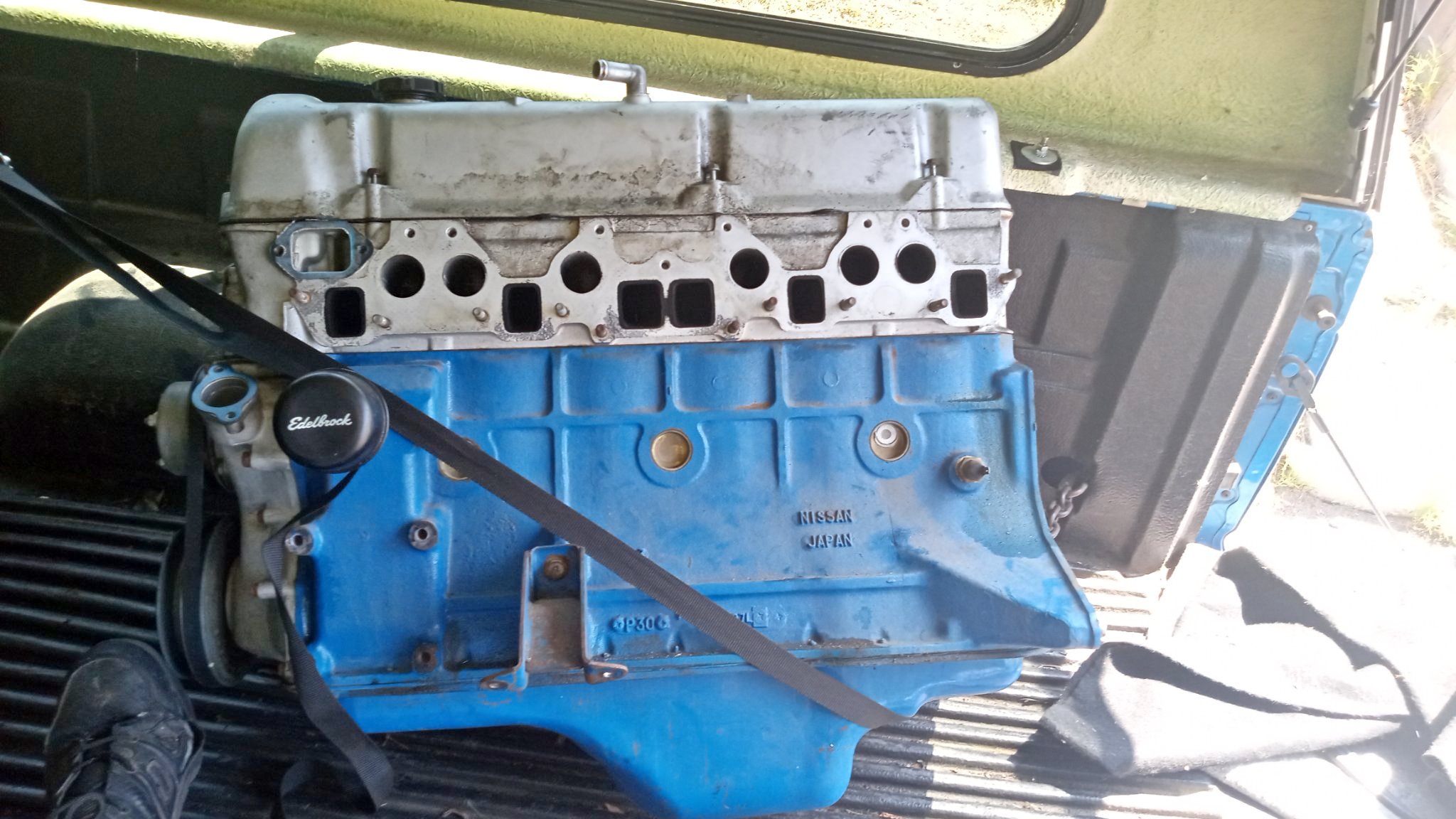 Datsun 240z 260z 280z rebuilt L26 complete engine with 5k on the clock ...