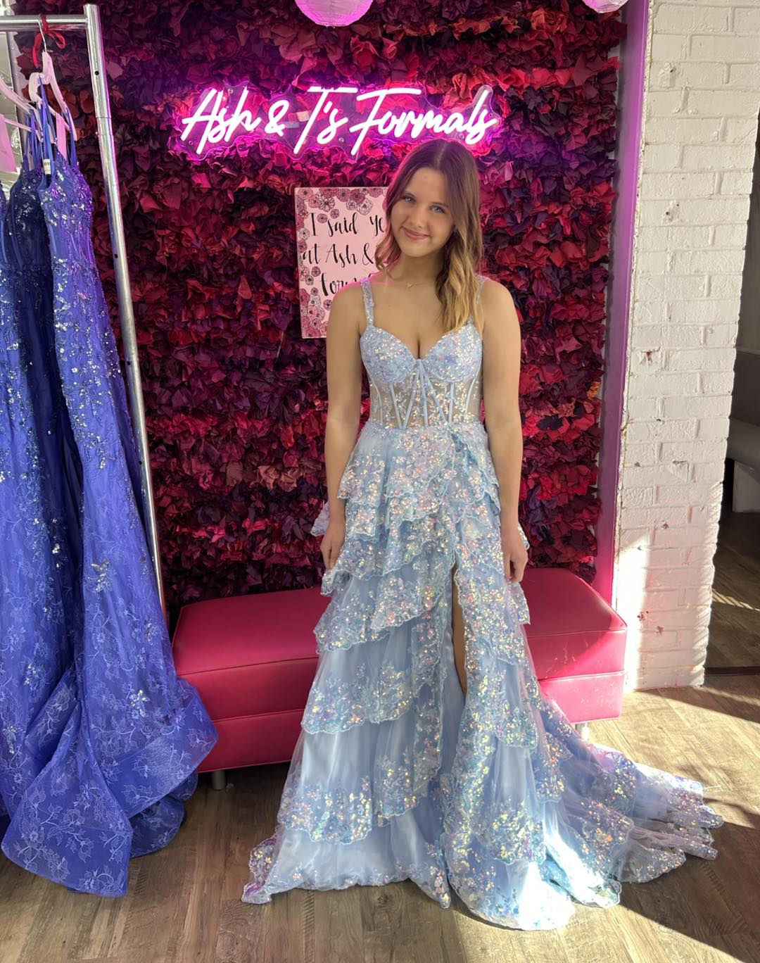 Frugal Fannie's prom gowns and accessories on sale