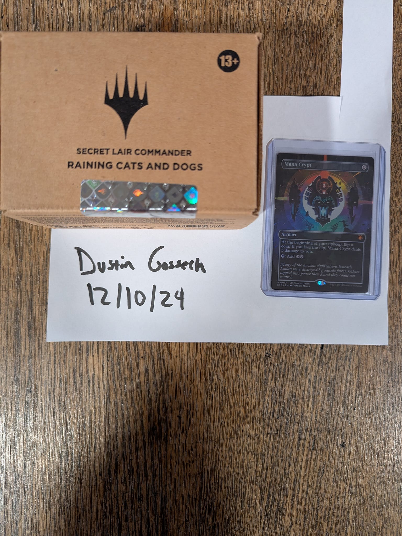 Looking to sell Secret Lair Raining Cats and Dogs