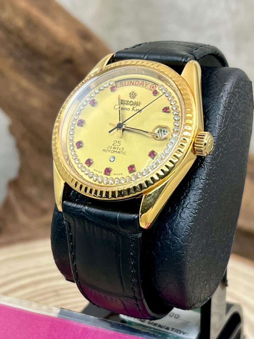 TITONI COSMOKING 737-SC WATCH!👑 🕰️swissmade automatic movement