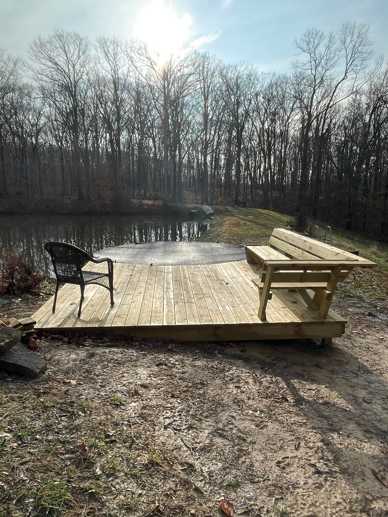 Above Ground Swimming Pools Group | Started in March with clearing ...