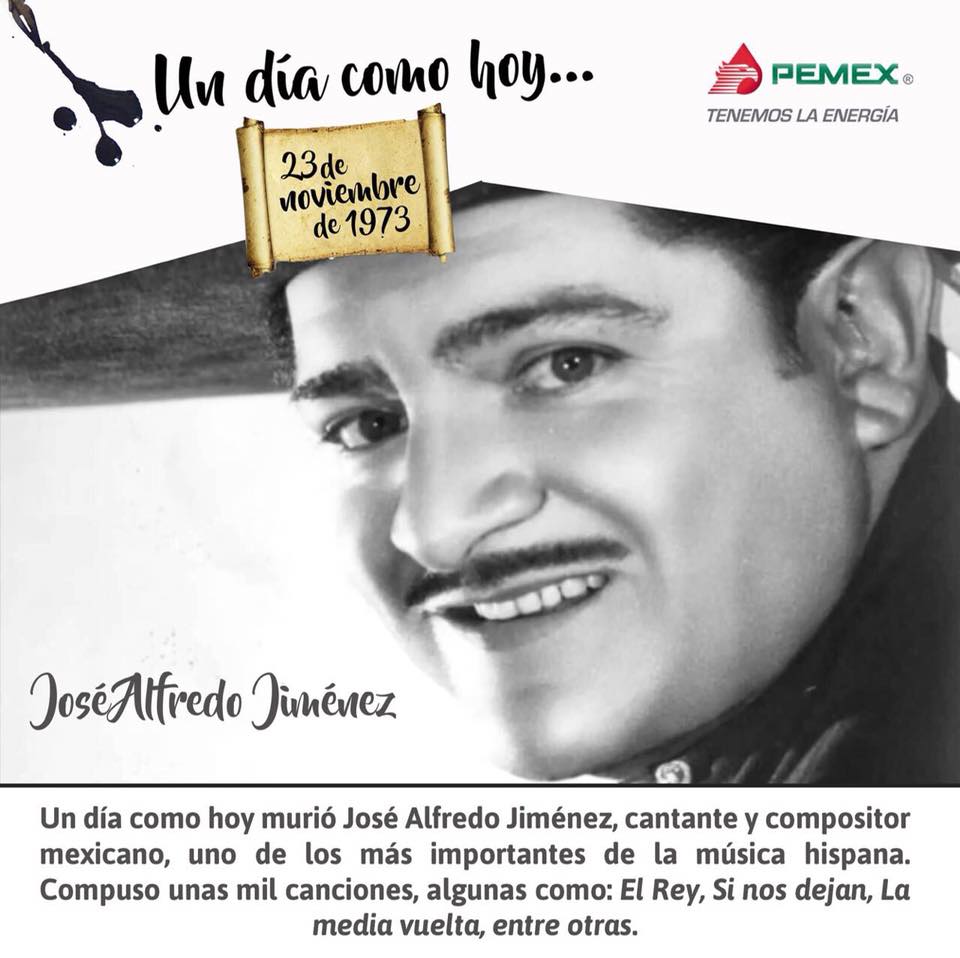 Pemex Undiacomohoy Muere Jose Alfredo Jimenez Cantante Facebook Social media entrepreneurs set world record for largest bubble soccer game. facebook