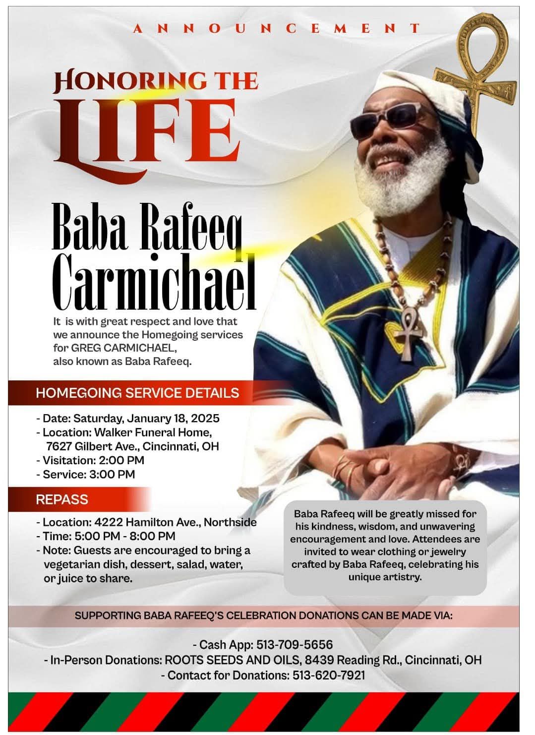 ROMAC - Today, we honor the life and legacy of Brother Rafeeq—a man of ...
