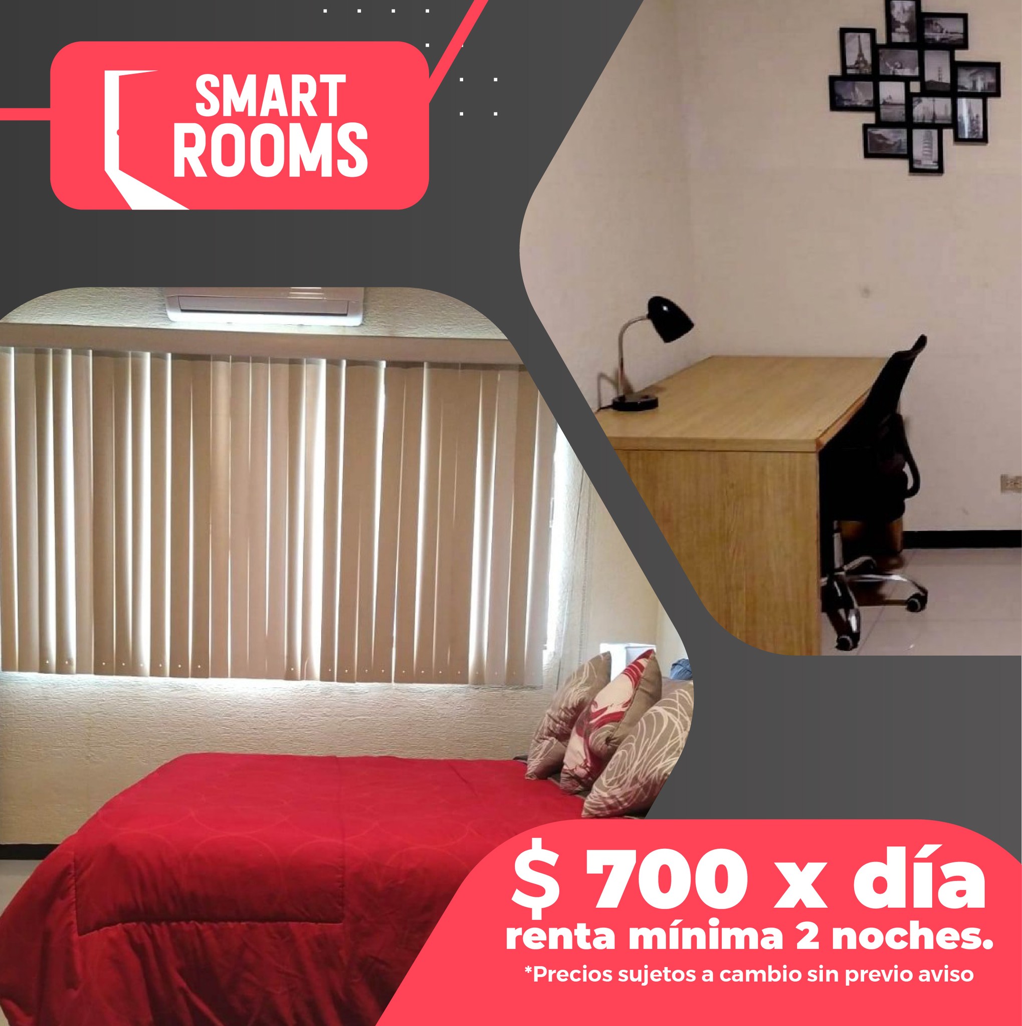 SMART - En Smart Rooms contamos con diferentes opciones de alojamiento ...