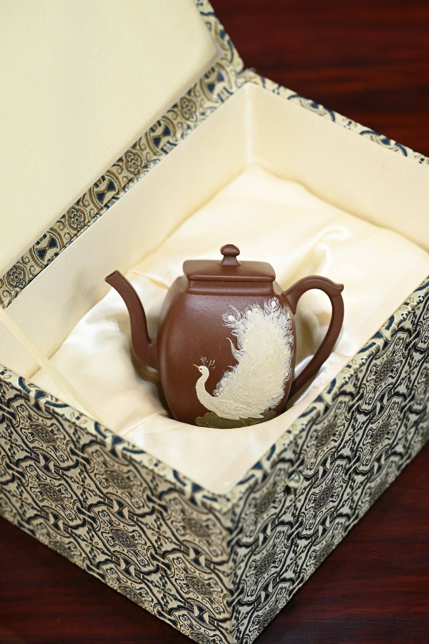 L469」長期保管品 古唐木 重厚 長方盆 中国唐物