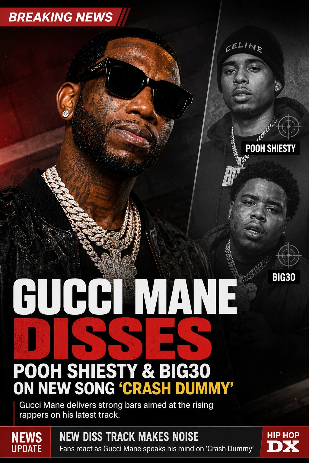 Hip-hop drama is reaching a boiling point. Gucci Mane just 