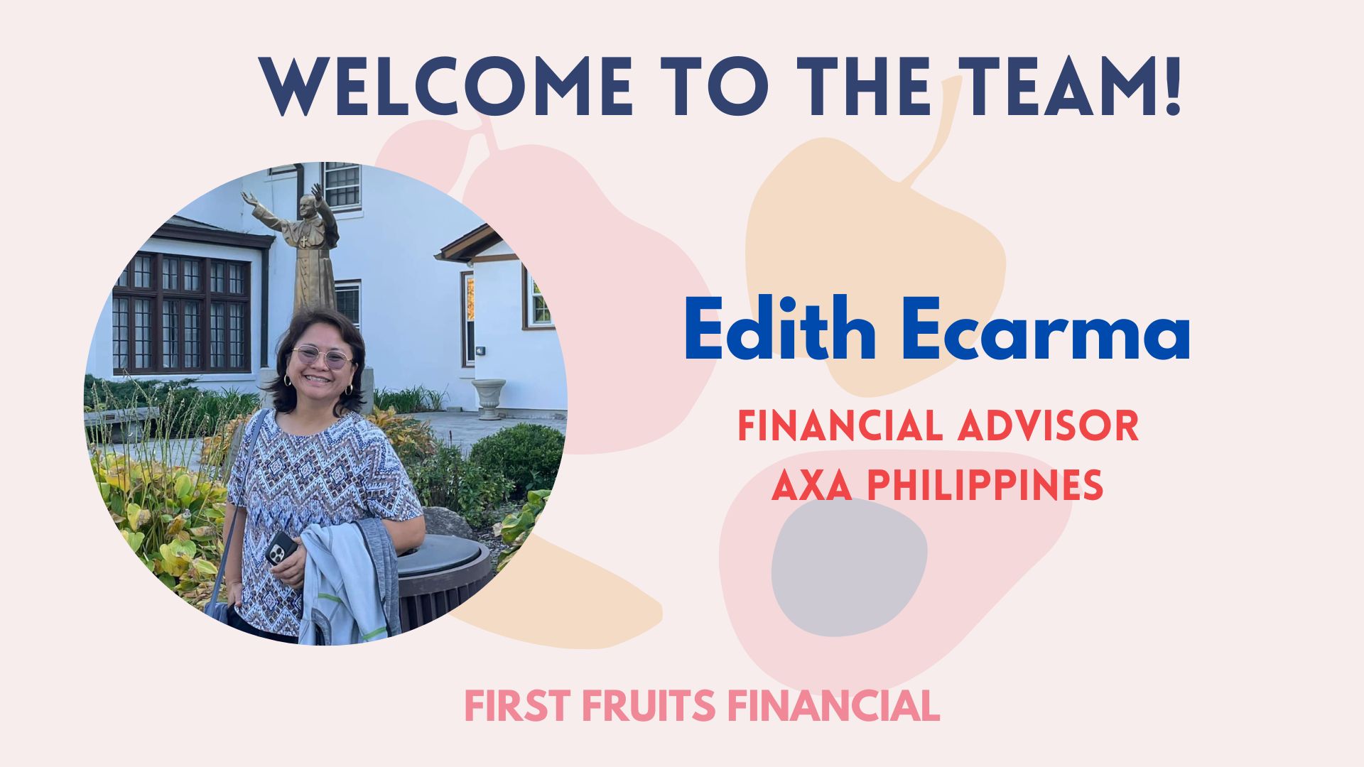 First - We're very happy to introduce our new team member at First ...