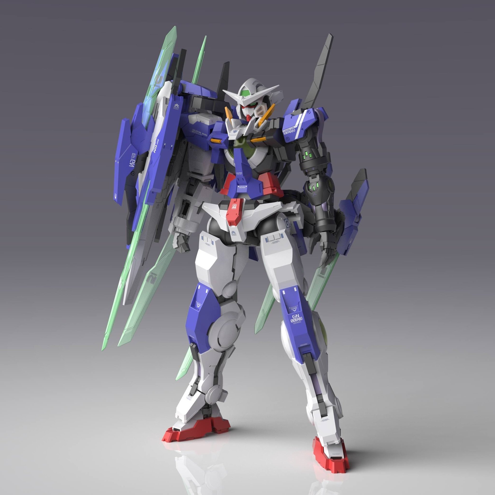 UPDATE GBC Studio 1/144 Gundam Exia R4 Metal Build Version model 