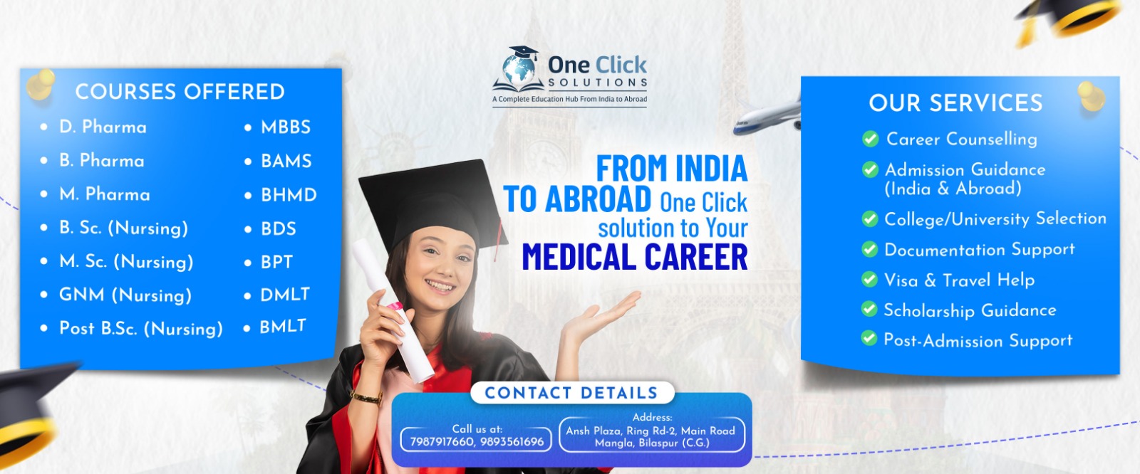 One Click Solution | Bilaspur