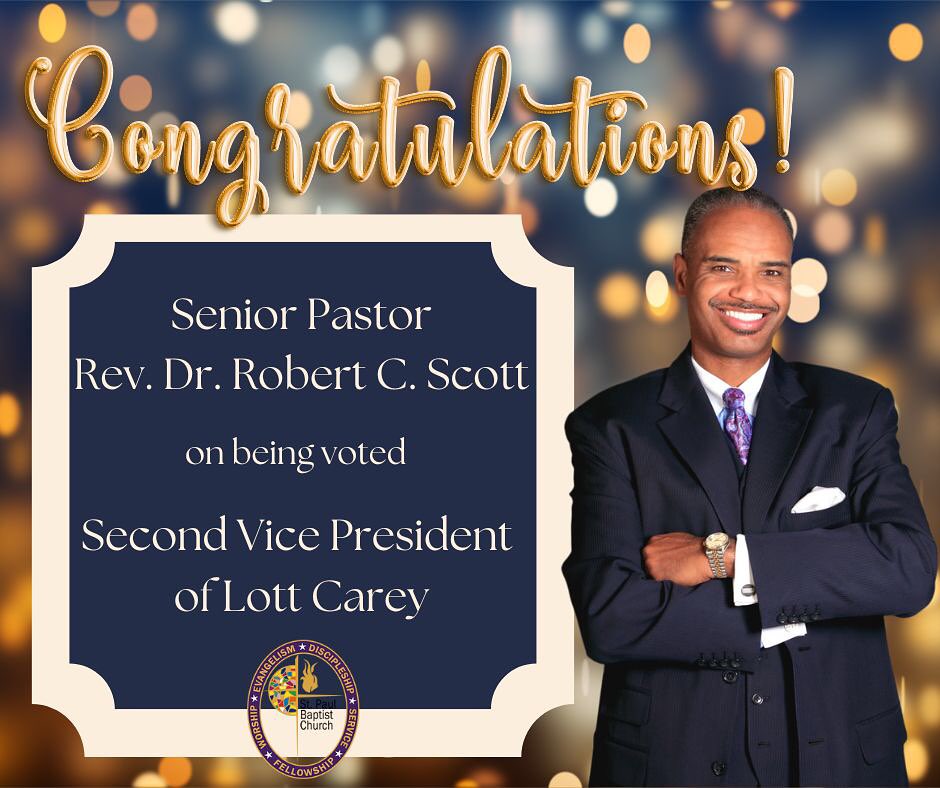 St. - Congratulations to our own Rev. Dr. Robert C. Scott, who was ...