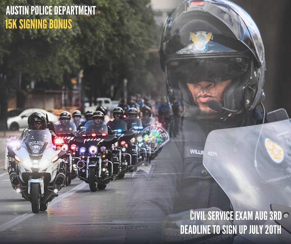 Now Hiring! Apply... - Austin Police Department Recruiting | Facebook