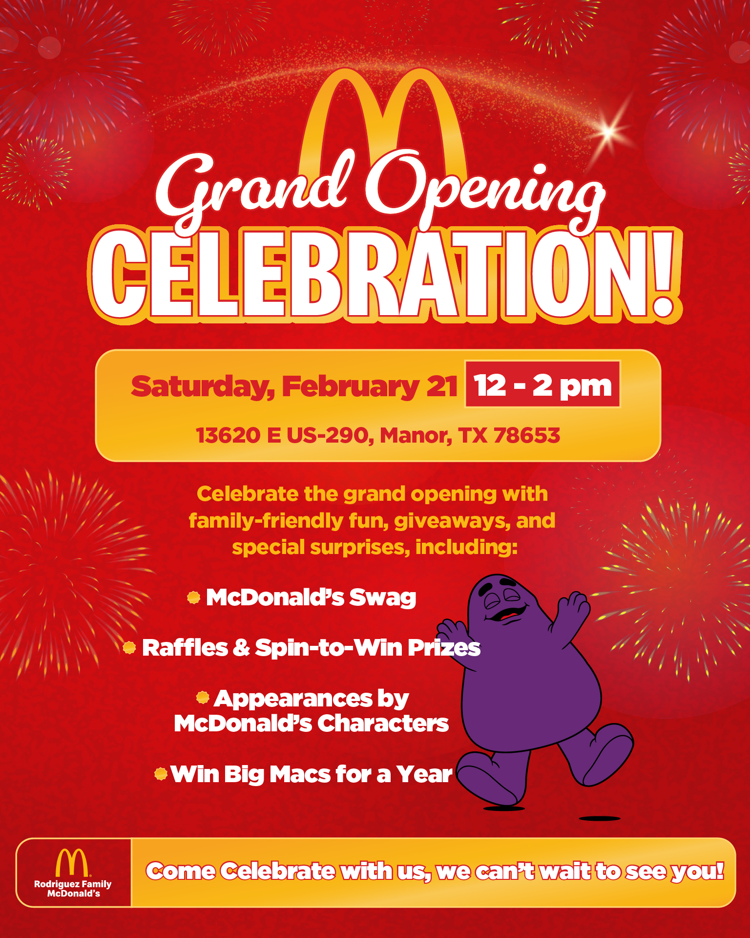 Your support means the world... - Rodriguez Family McDonald’s | Facebook