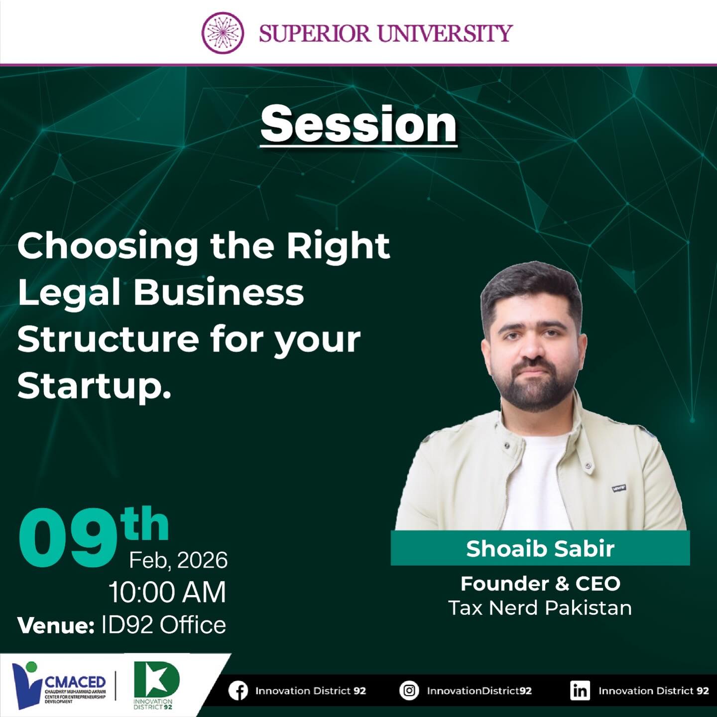 Innovation - Session | Choosing the right legal business structure for ...