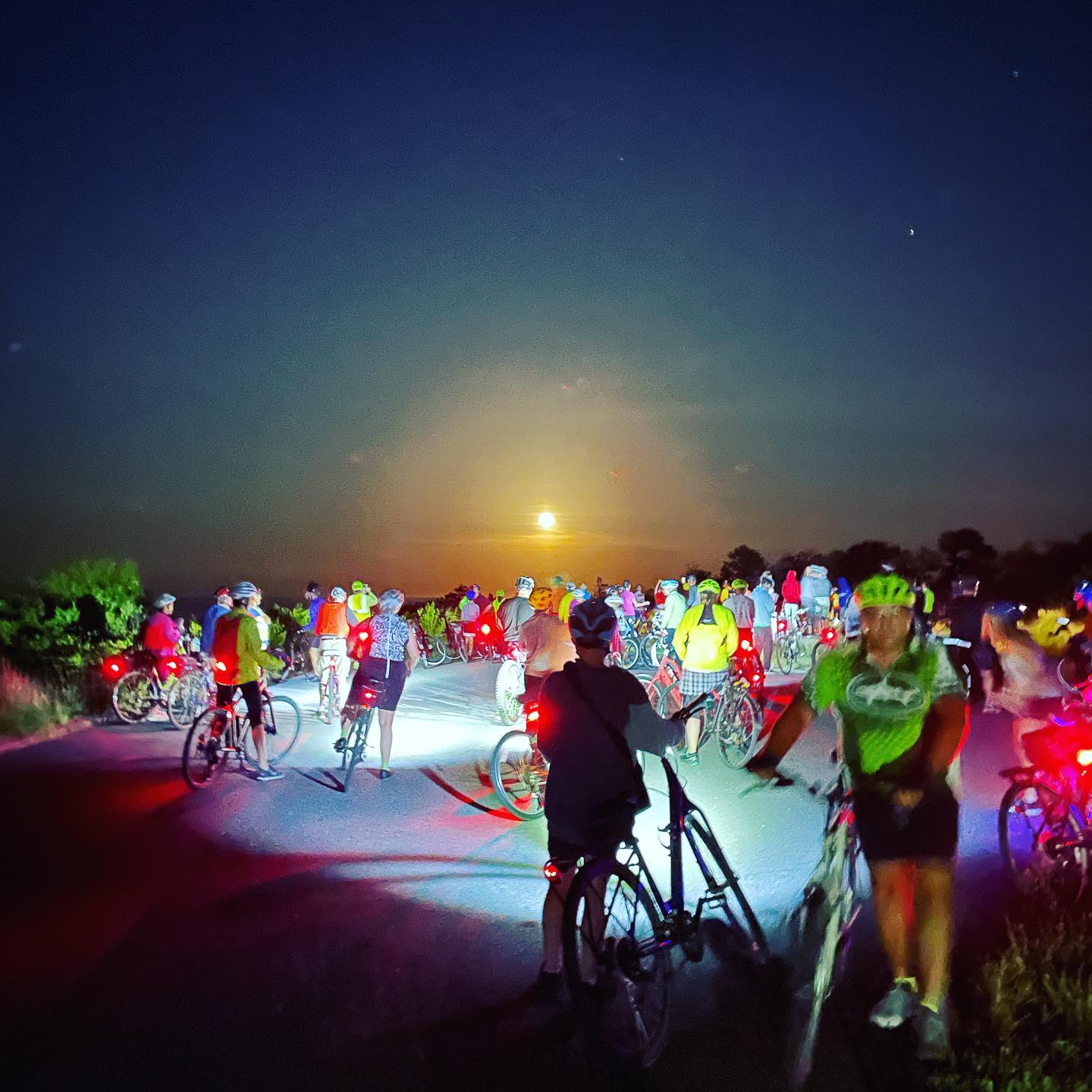 March 2025 Full Moon Ride🌕🚴