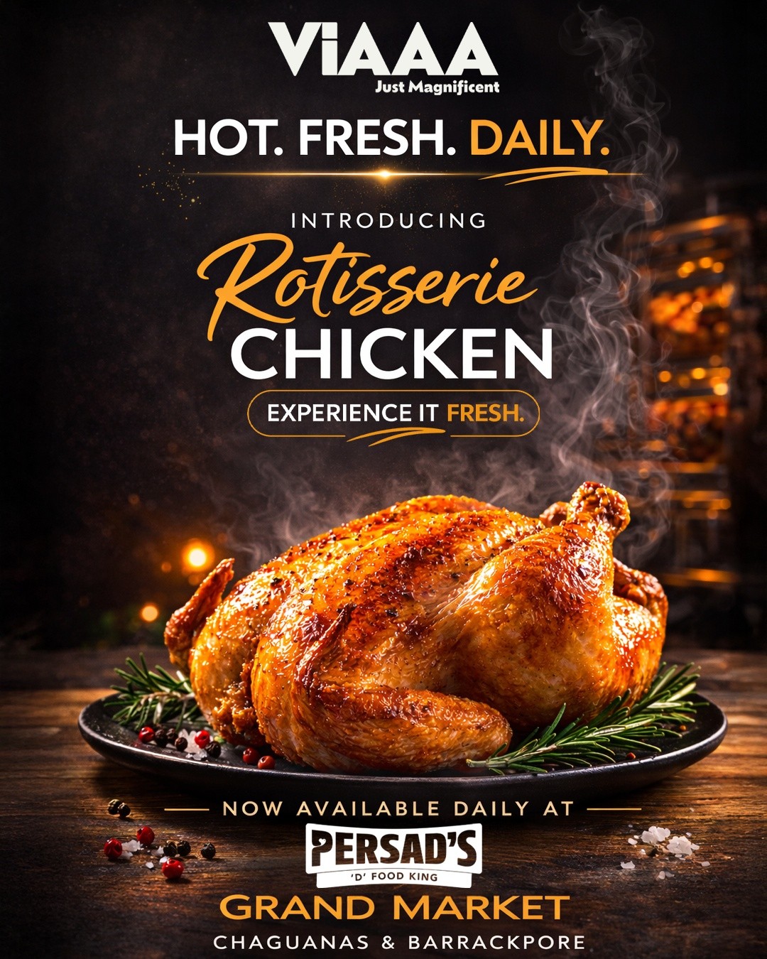 🔥🍗 HOT. FRESH. DAILY.🍗🔥... - Persad's D' Food King | Facebook