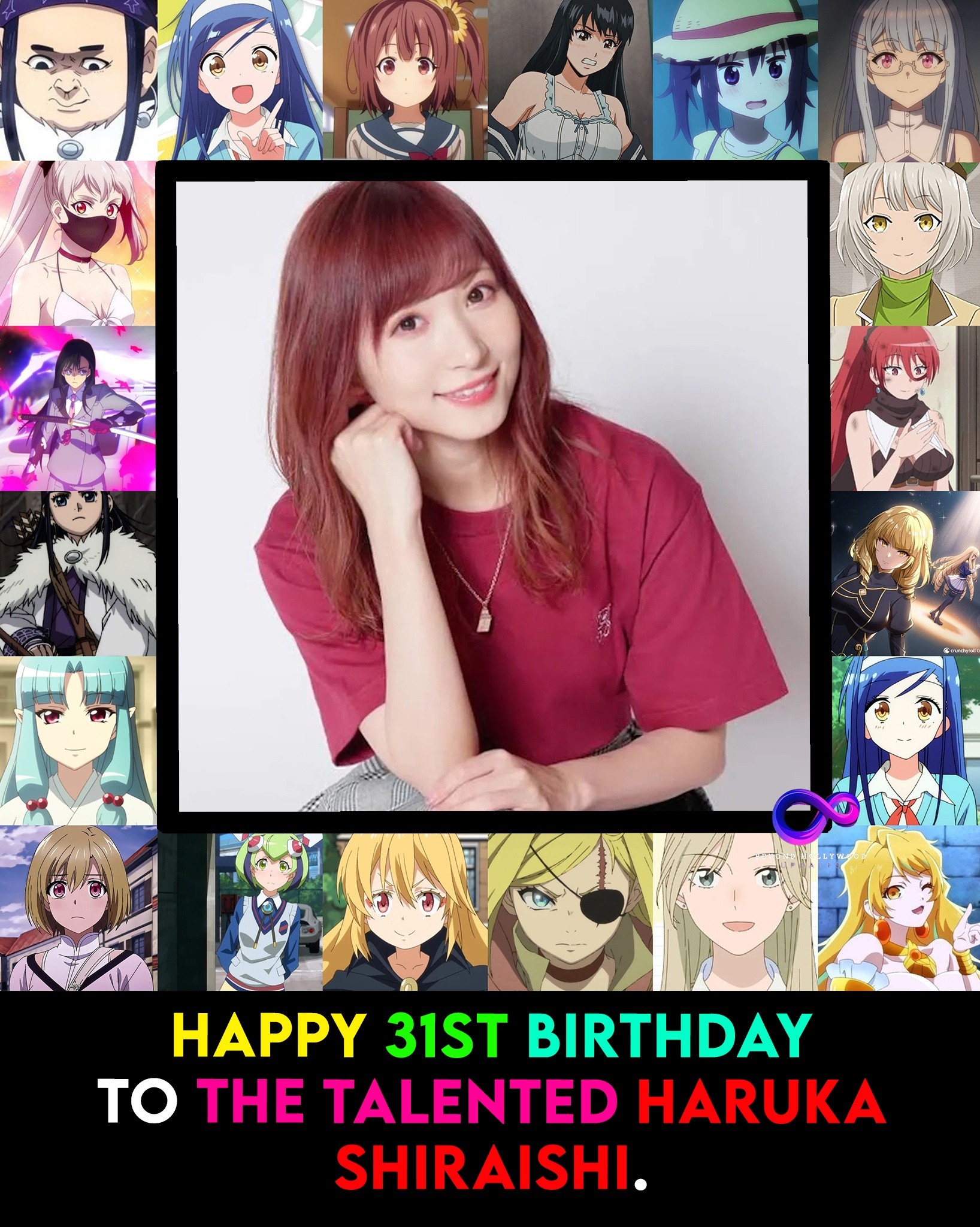 ★はな子様★ Happy 31st birthday to Haruka Shiraishi, born April 8, 1995, in
