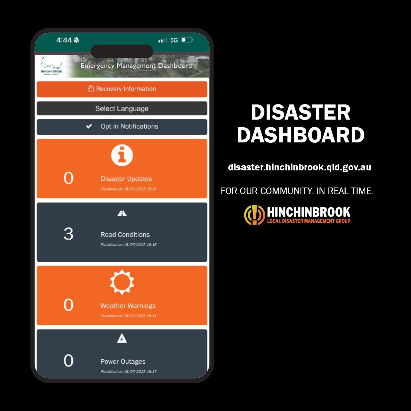 ⚠️ Warnings and Alerts... - Hinchinbrook Disaster Information | Facebook
