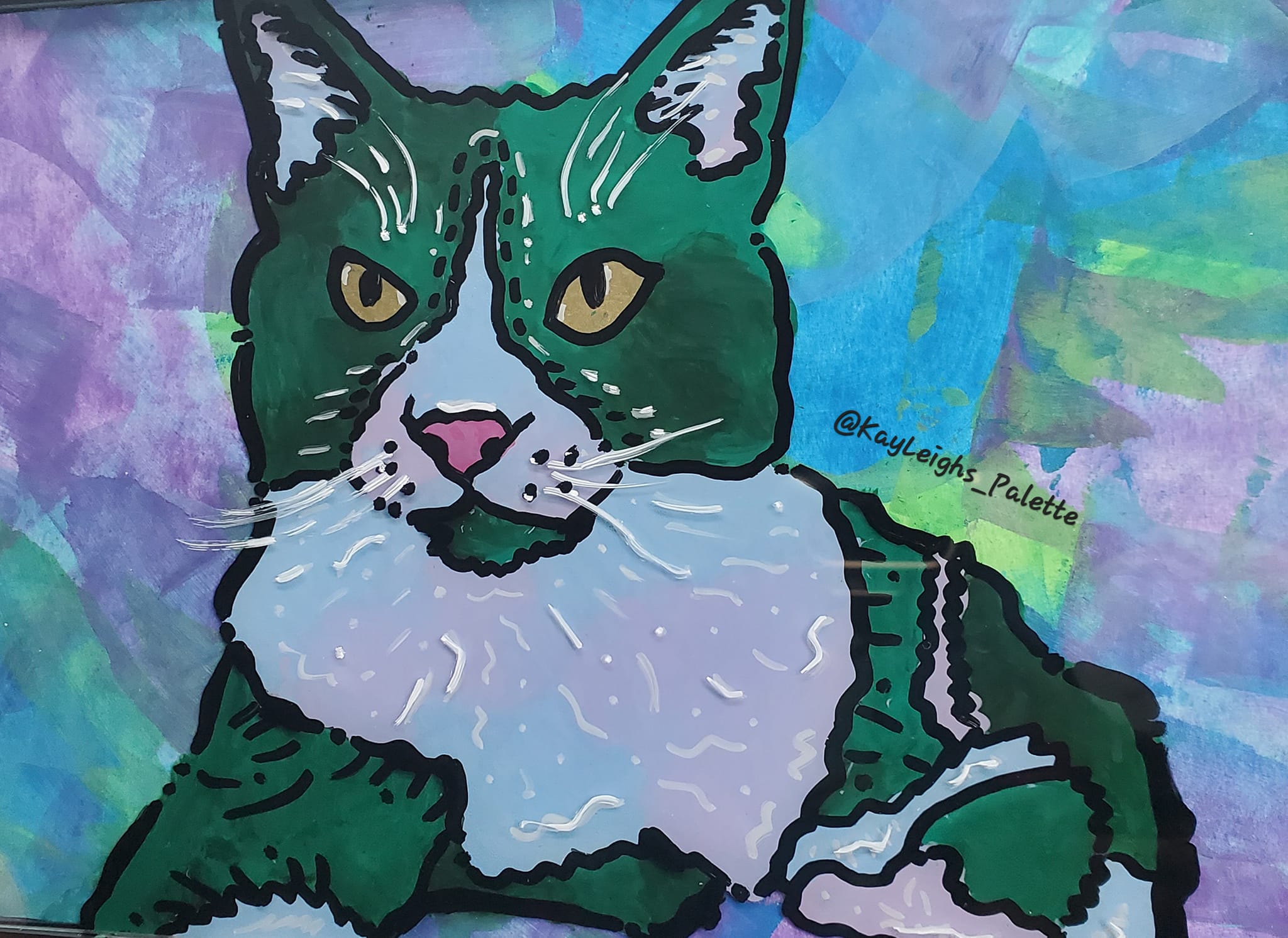 🖌🎨 Pop Art Pet Portraits 🐱🐈 Obsessed... - KayLeigh's Palette | Facebook