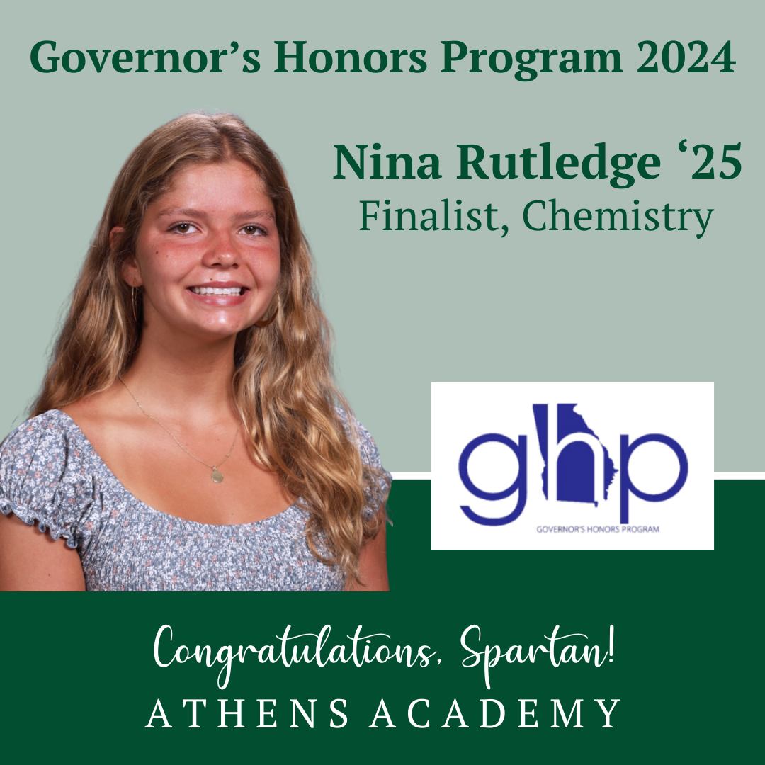 Athens Academy - Congratulations to junior Nina Rutledge,... | Facebook