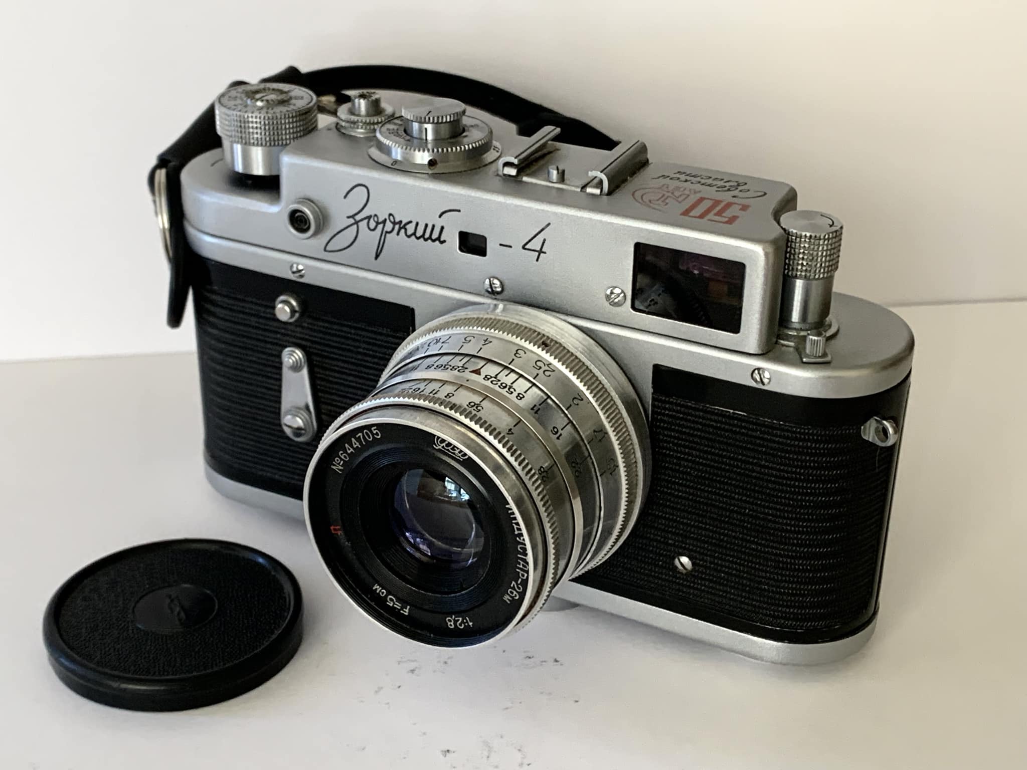 Zorki-4 camera with Industar-26m lens test