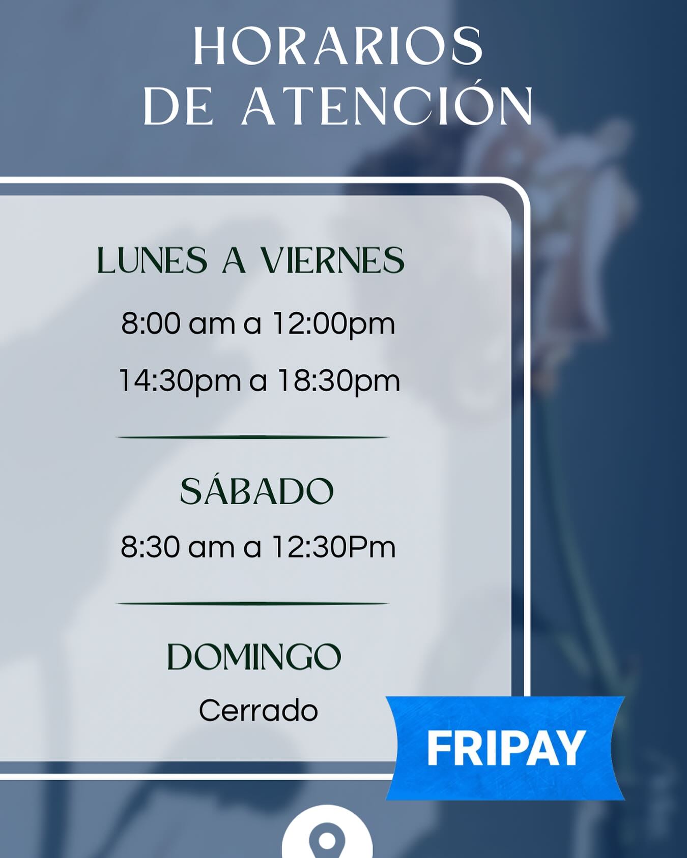 FRIPAY - ATENCIÓN cambiamos nuestros horarios de Lunes a... | Facebook