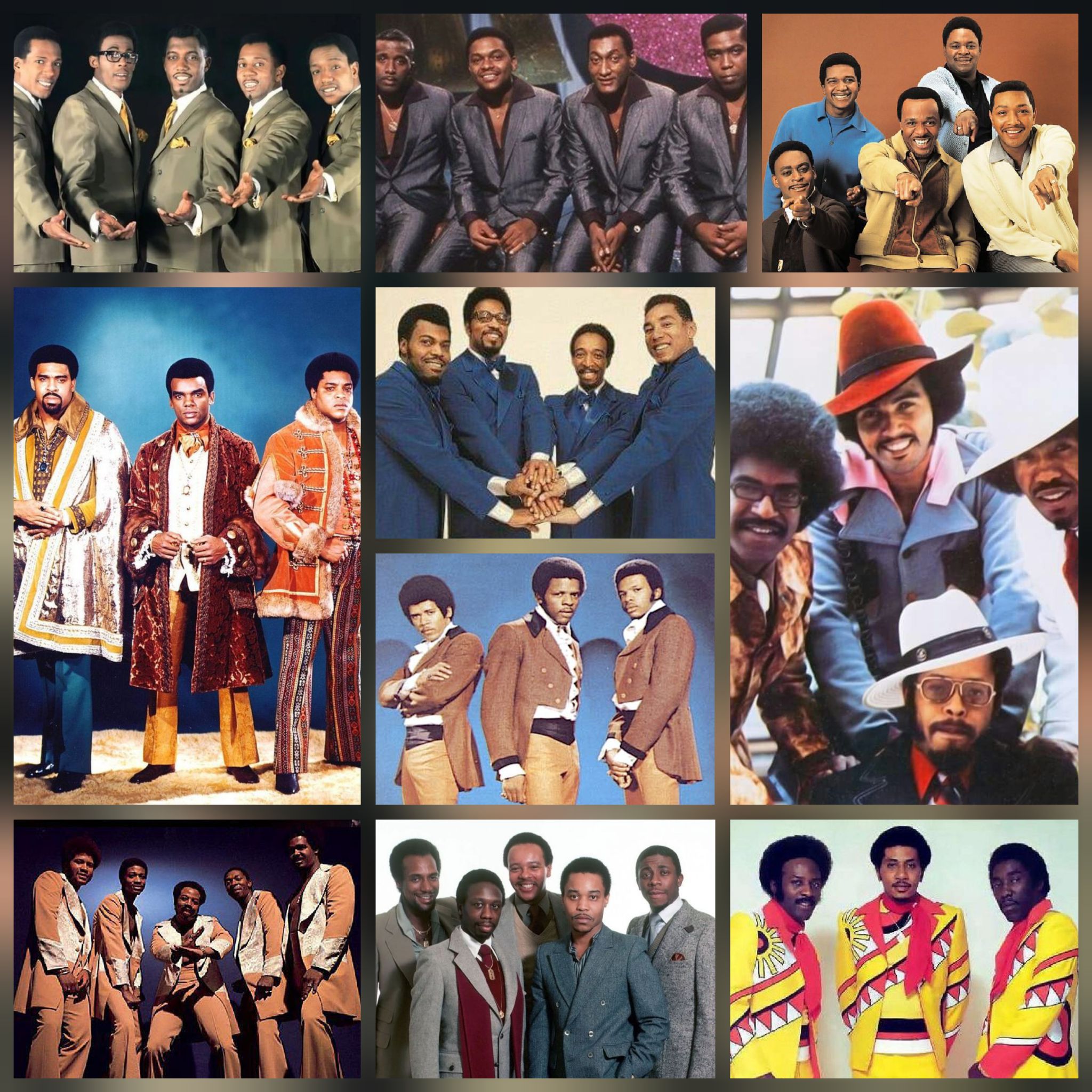 Classic male R&B singing groups