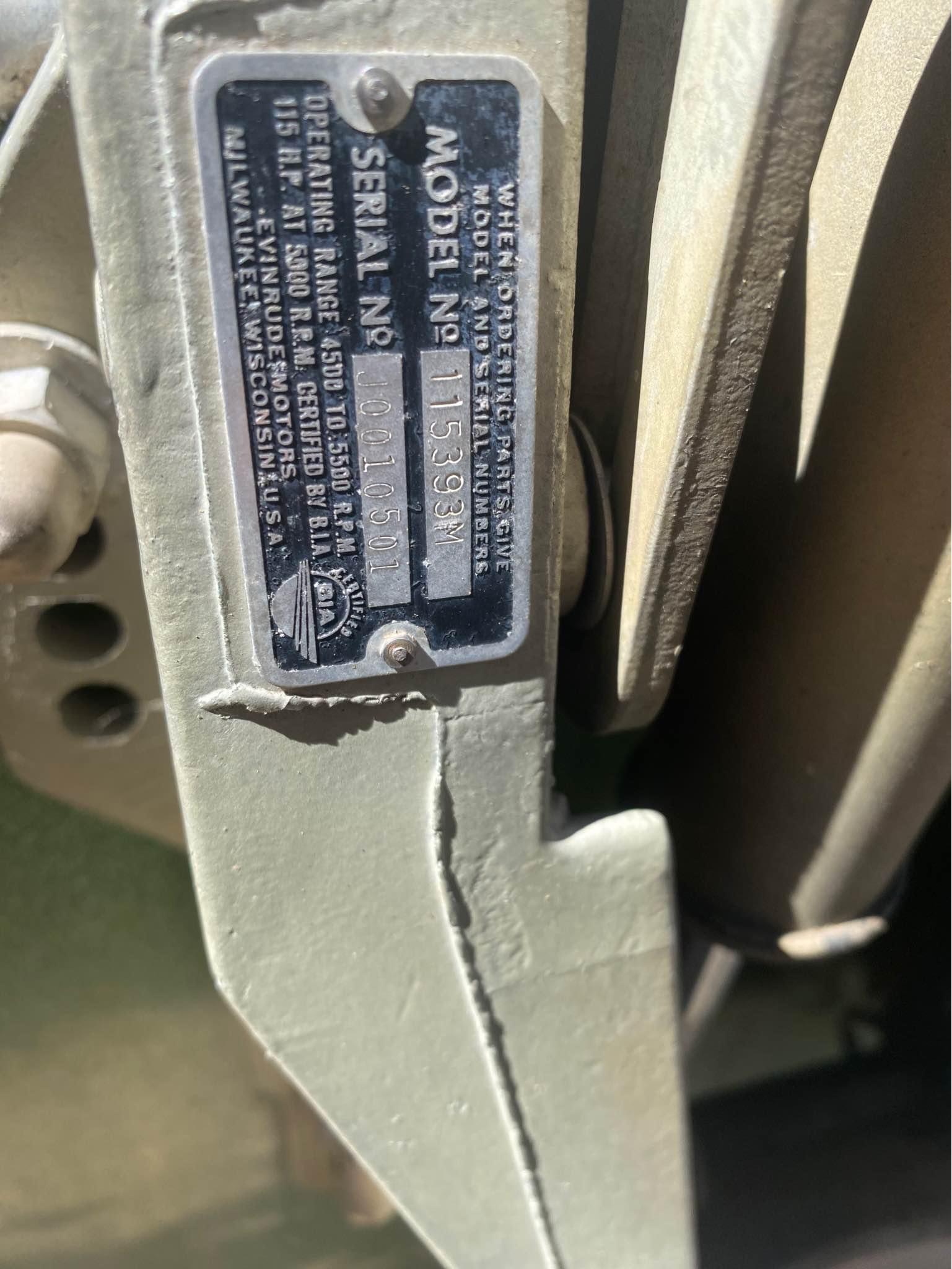1973 Evinrude 115 Outboard Motor Boats Jonesboro, Arkansas