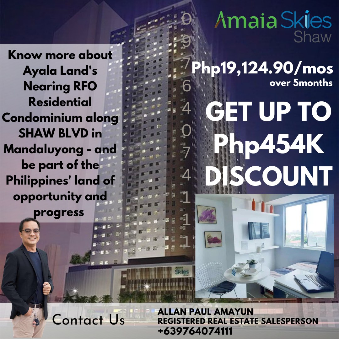 Amaia - 📣Know more about Ayala Land's NON-VAT Unit with a Total ...