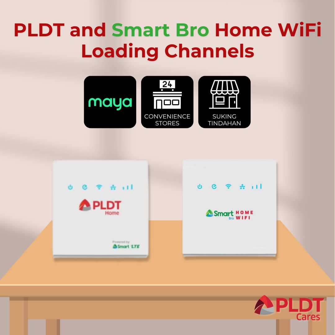 PLDT - Mag-load ng PLDT and Smart Bro Home WiFi via Maya, convenience ...