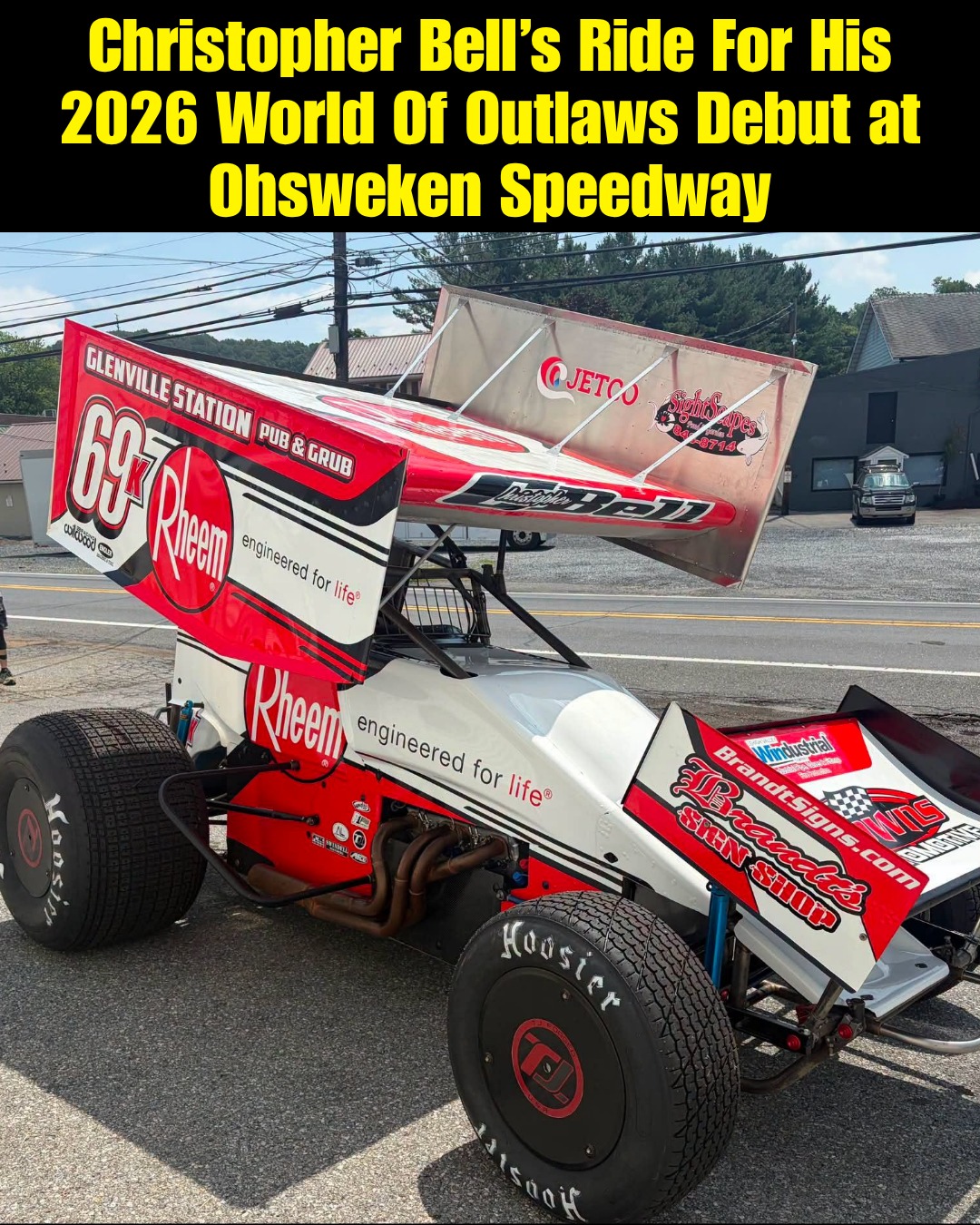 Christopher Bell is coming to Ohsweken Speedway for the Six