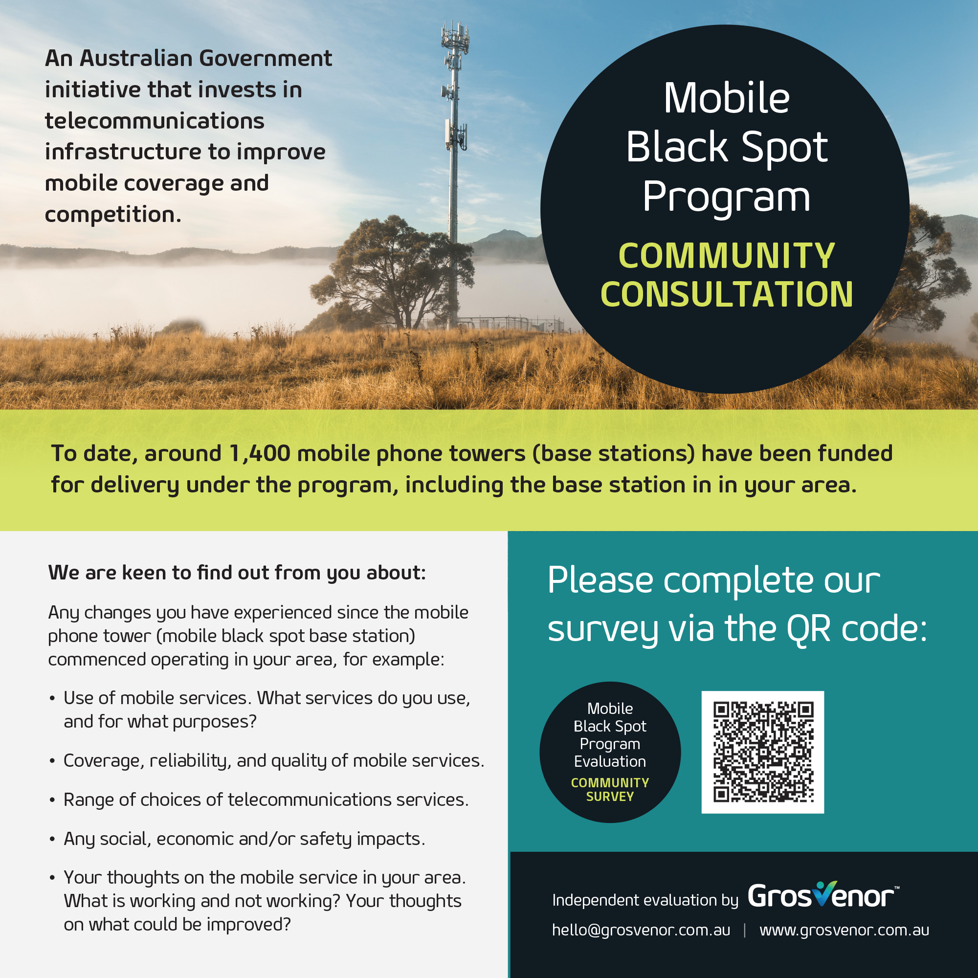 Shire - Mobile Black Spot Program community survey To date, around 1400 ...