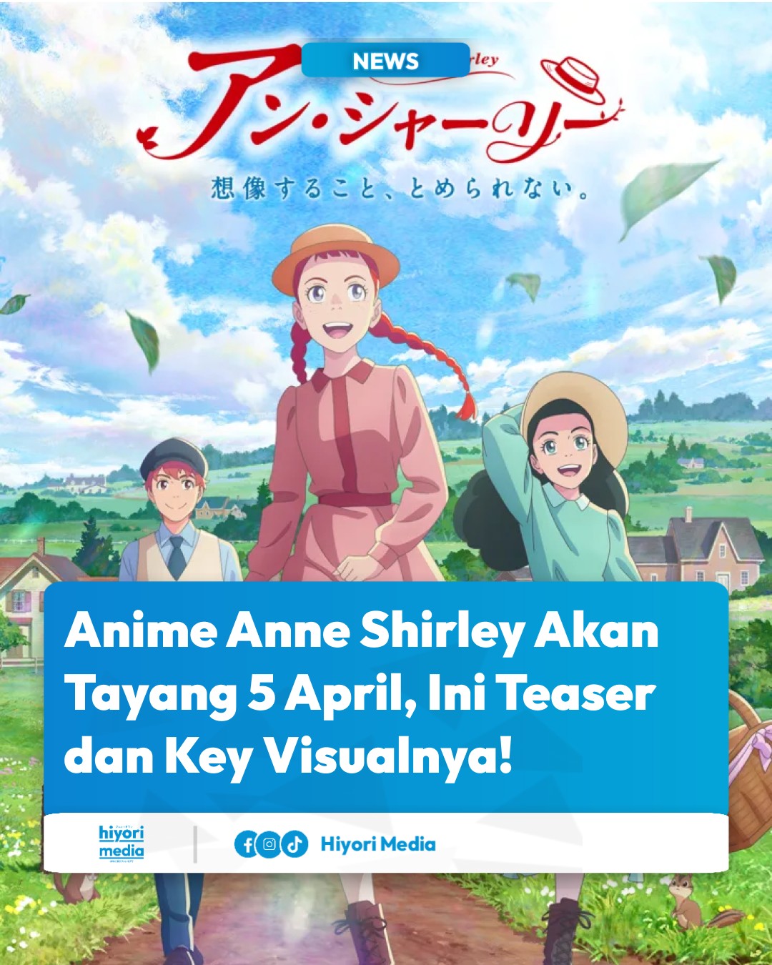 Hiyori - Anne Shirley Siap Hadir dalam Adaptasi Anime! Anime Anne ...