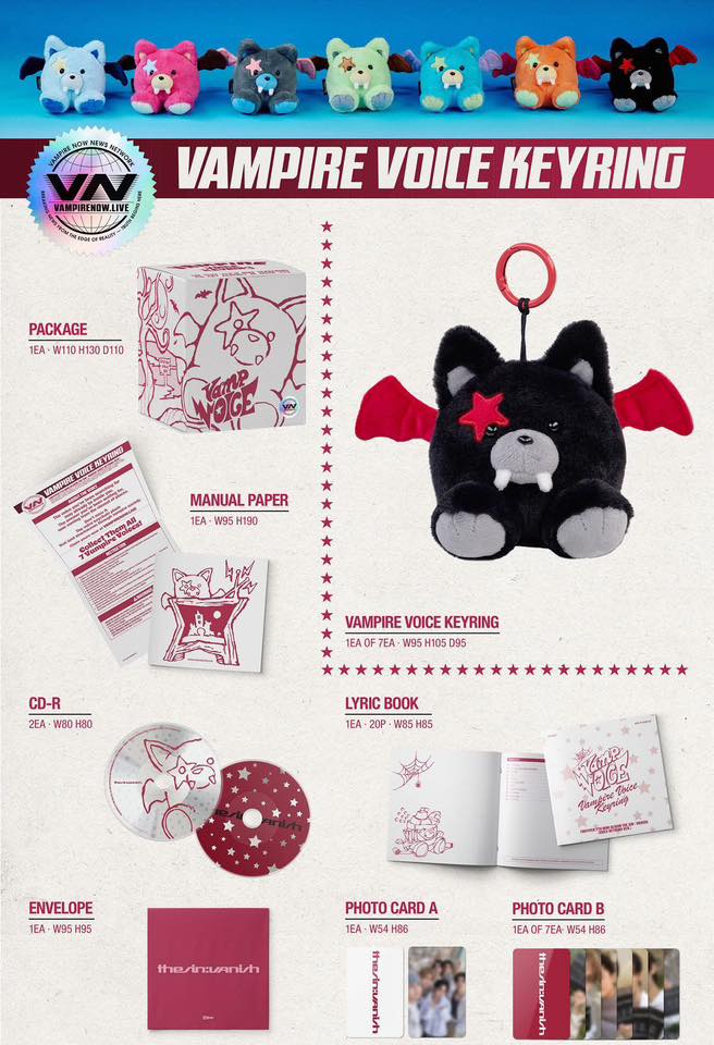 WTB LF HEESEUNG THE SIN: VANISH VAMPIRE VOICE KEYRING