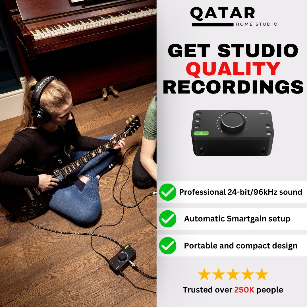Qatar - 🎧 Unlock Your Audio Potential with the Audient EVO 4! 🎶 Whether ...