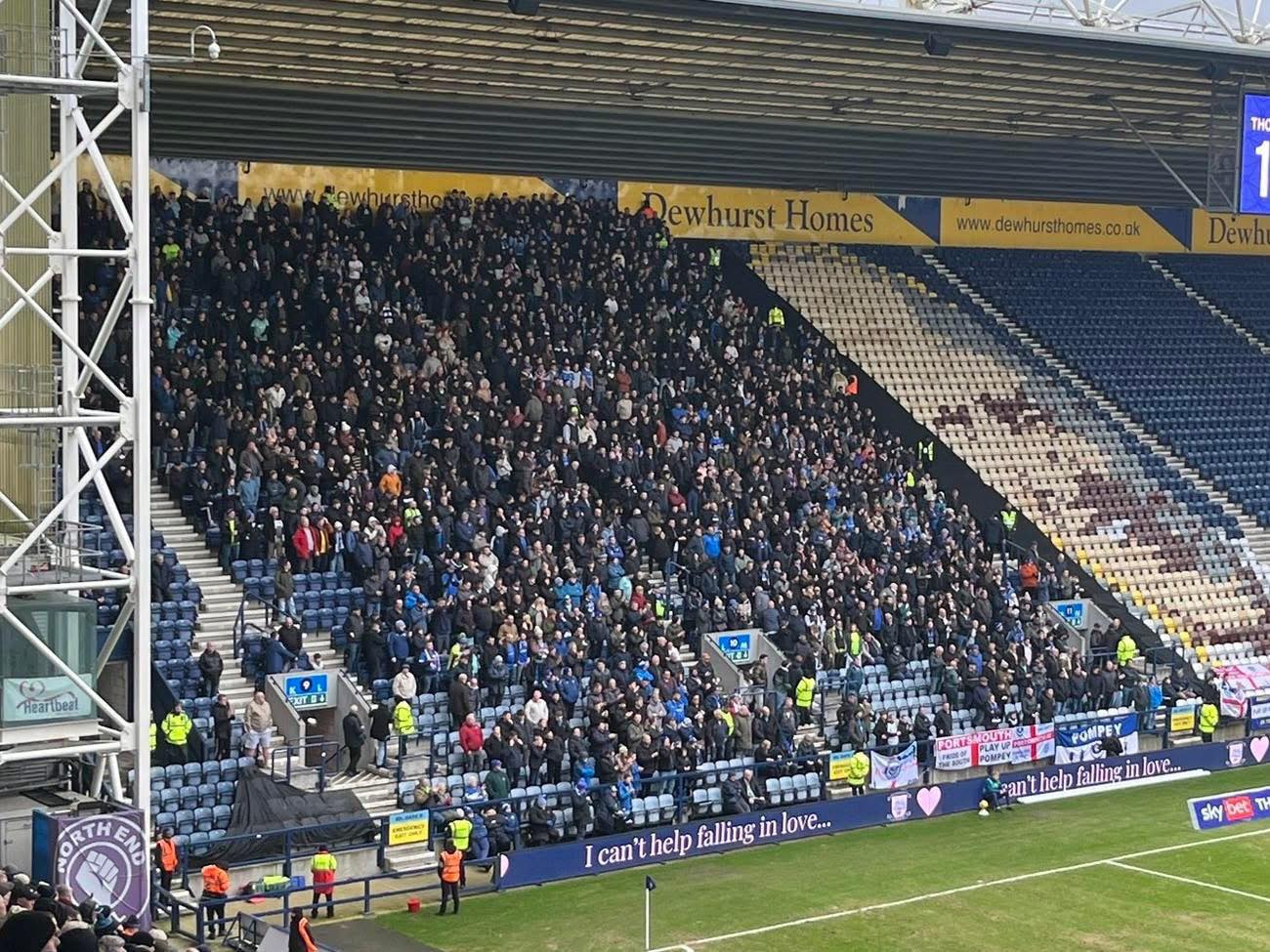 Portsmouth fans at Deepdale today who... - Football Away Days | Facebook