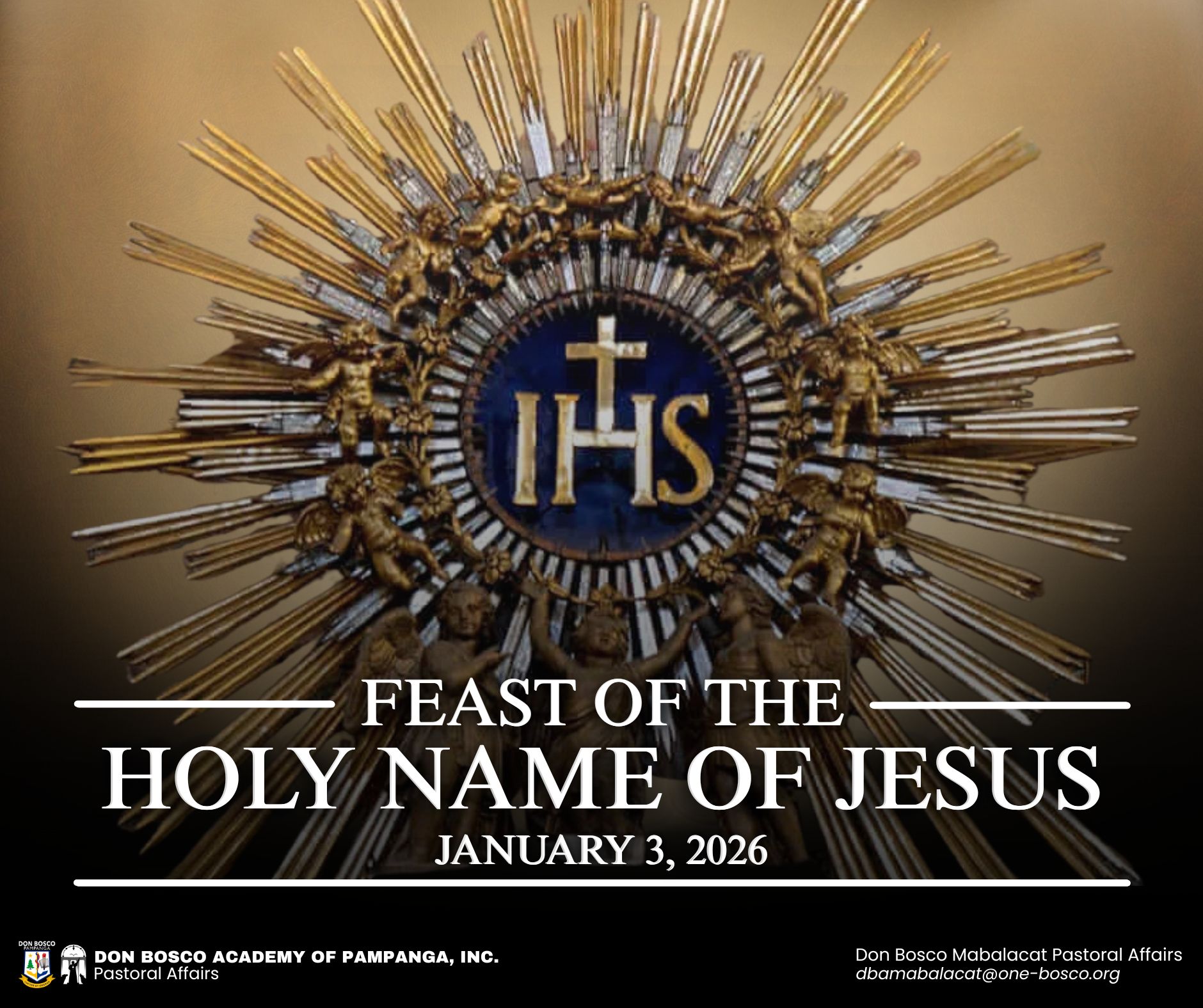 Don - FEAST OF THE HOLY NAME OF JESUS | January 3, 2026 In the holy and ...