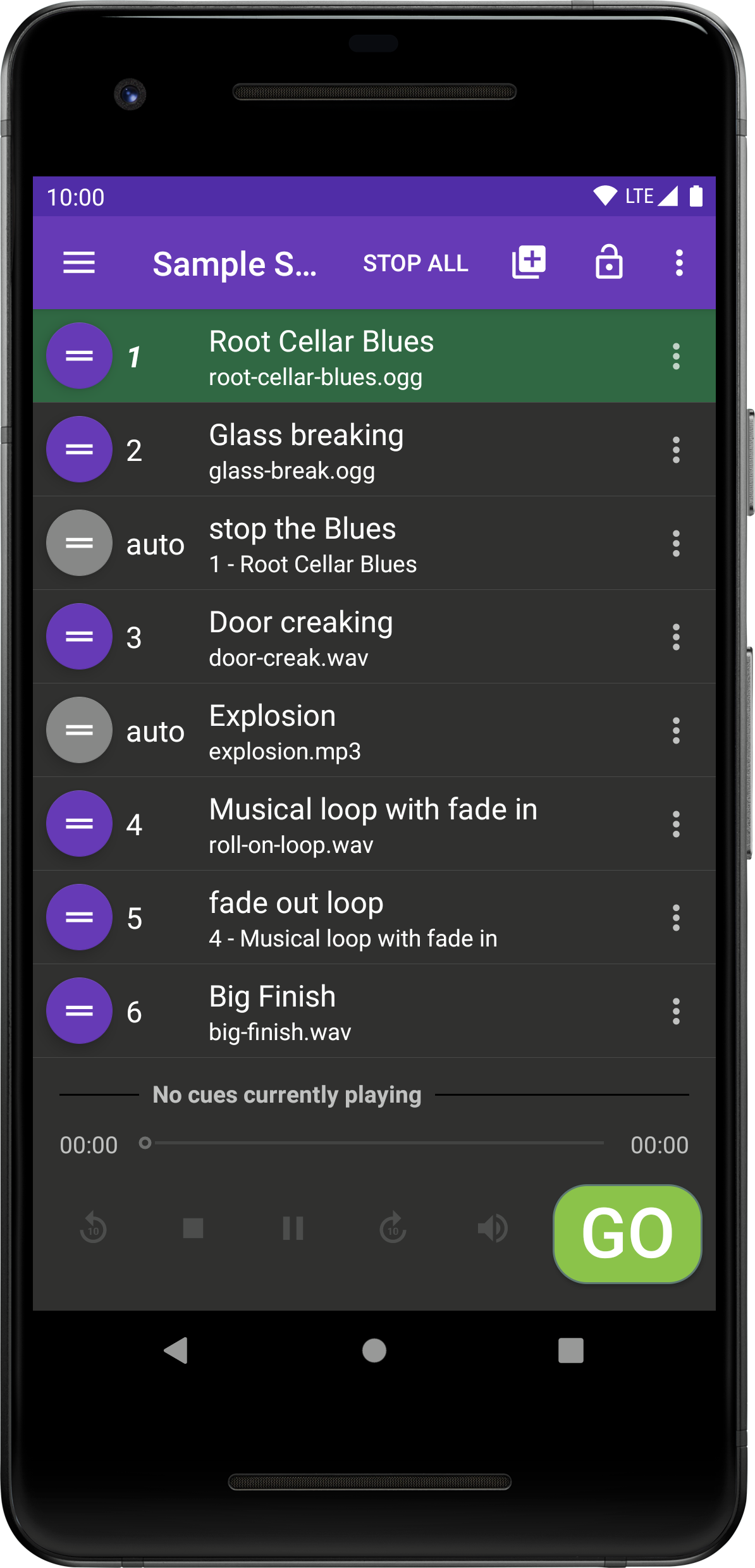 Audio Cues