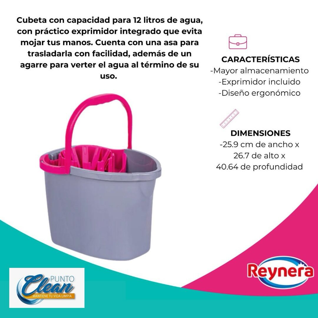 Punto - ️Cubeta reynera 🪣🧼 ️Cubeta con capacidad para 12 litros de agua ...