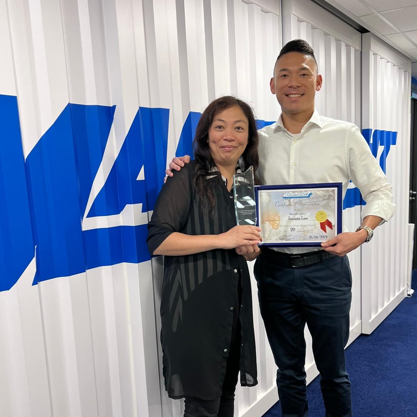 Mainfreight - Join us in recognizing Jouann's 20-year anniversary with ...