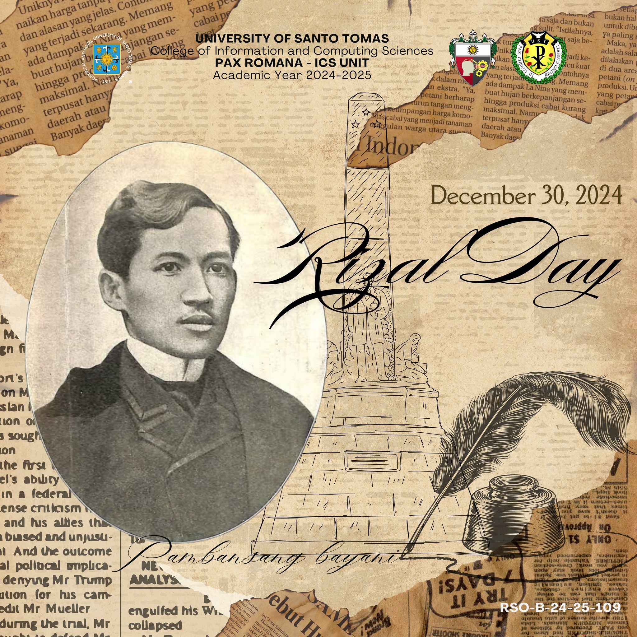 UST - 🌟 On this Rizal Day, we honor the life, works, and heroism of Dr ...