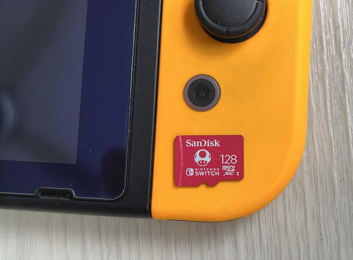 Why does my Nintendo Switch only detect the SD card when inserted