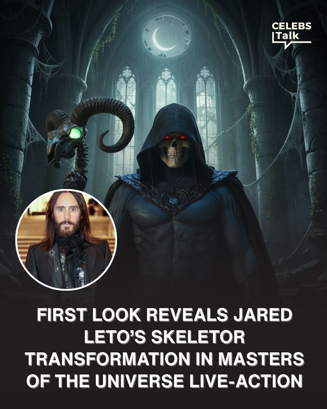 Celebs - First official look at Jared Leto as Skeletor is here and it’s ...
