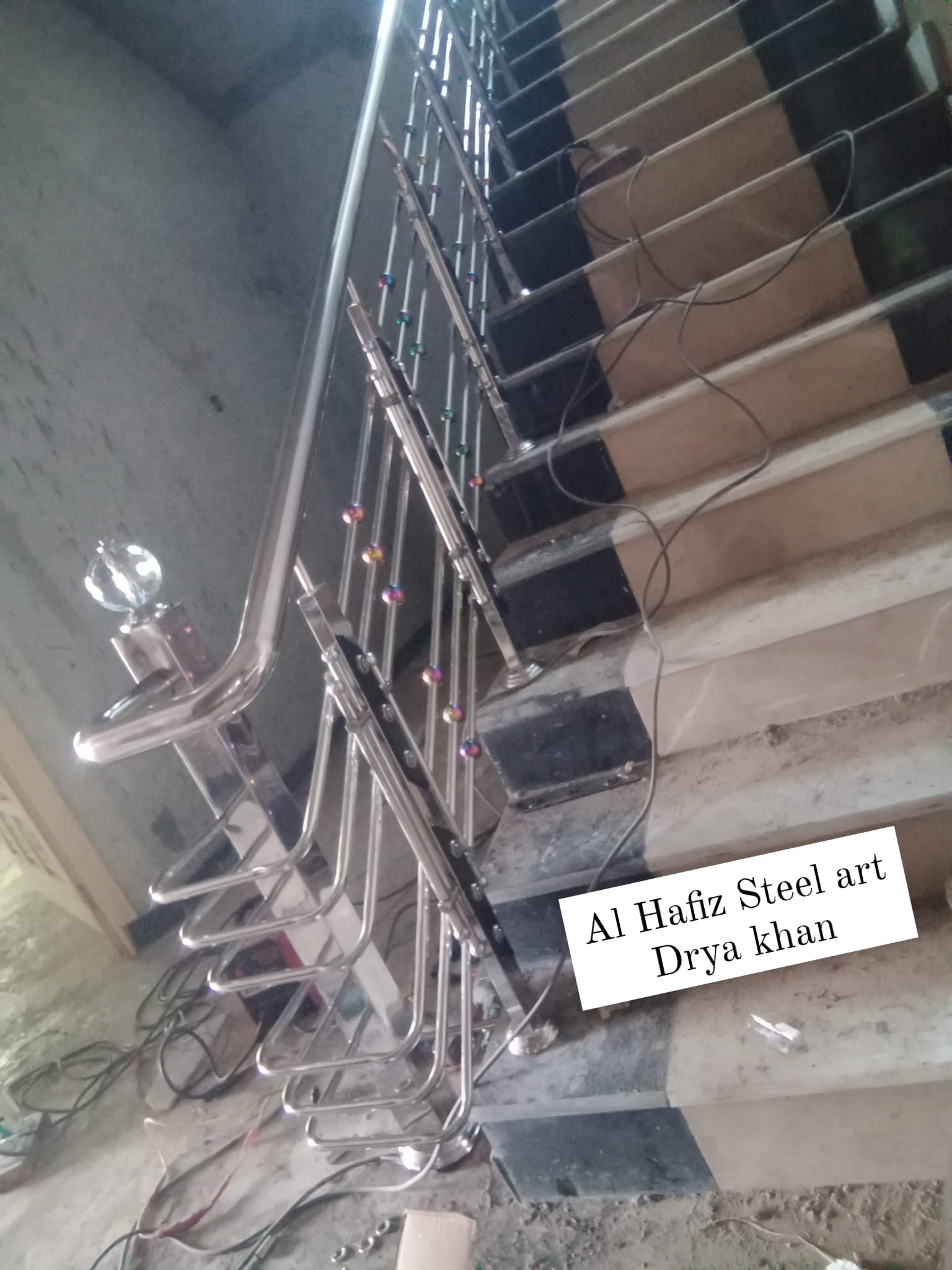 Hafiz and steel workers