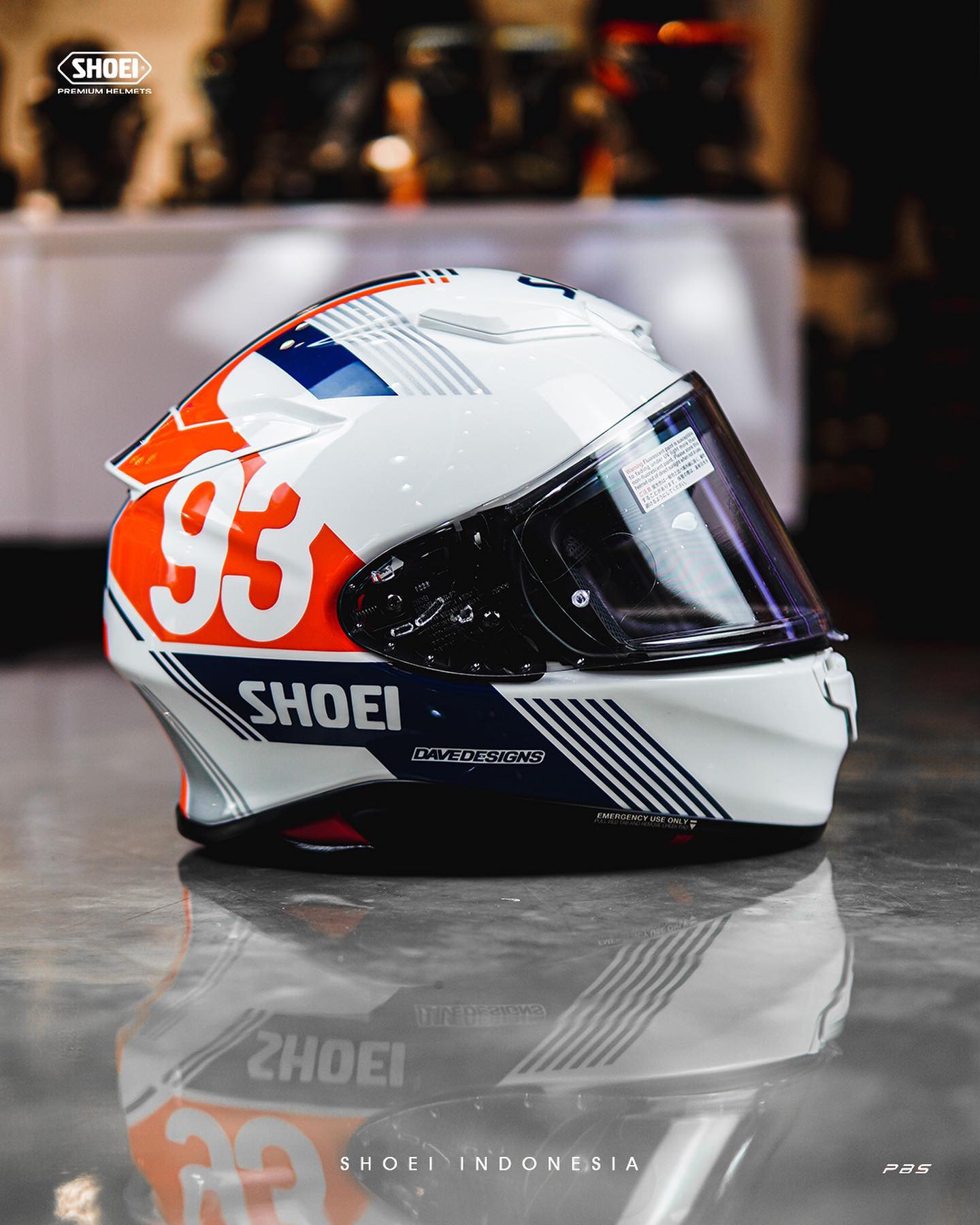 Troy Lee Designs Shoei X-8 helmet on RZ350