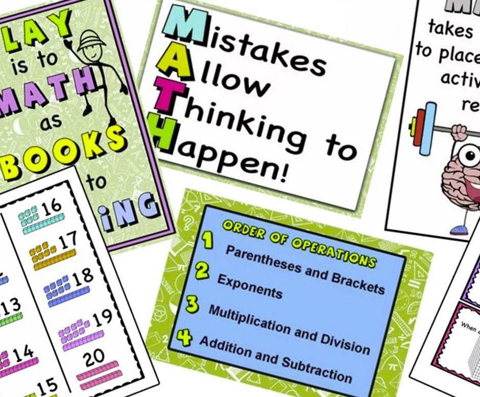 Math Curious - Grab these free posters for your classroom...